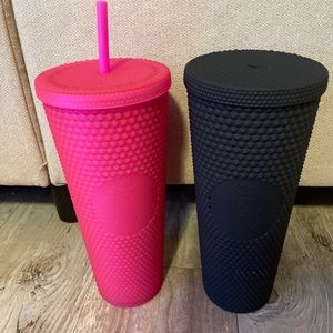 Studded Starbucks tumblers